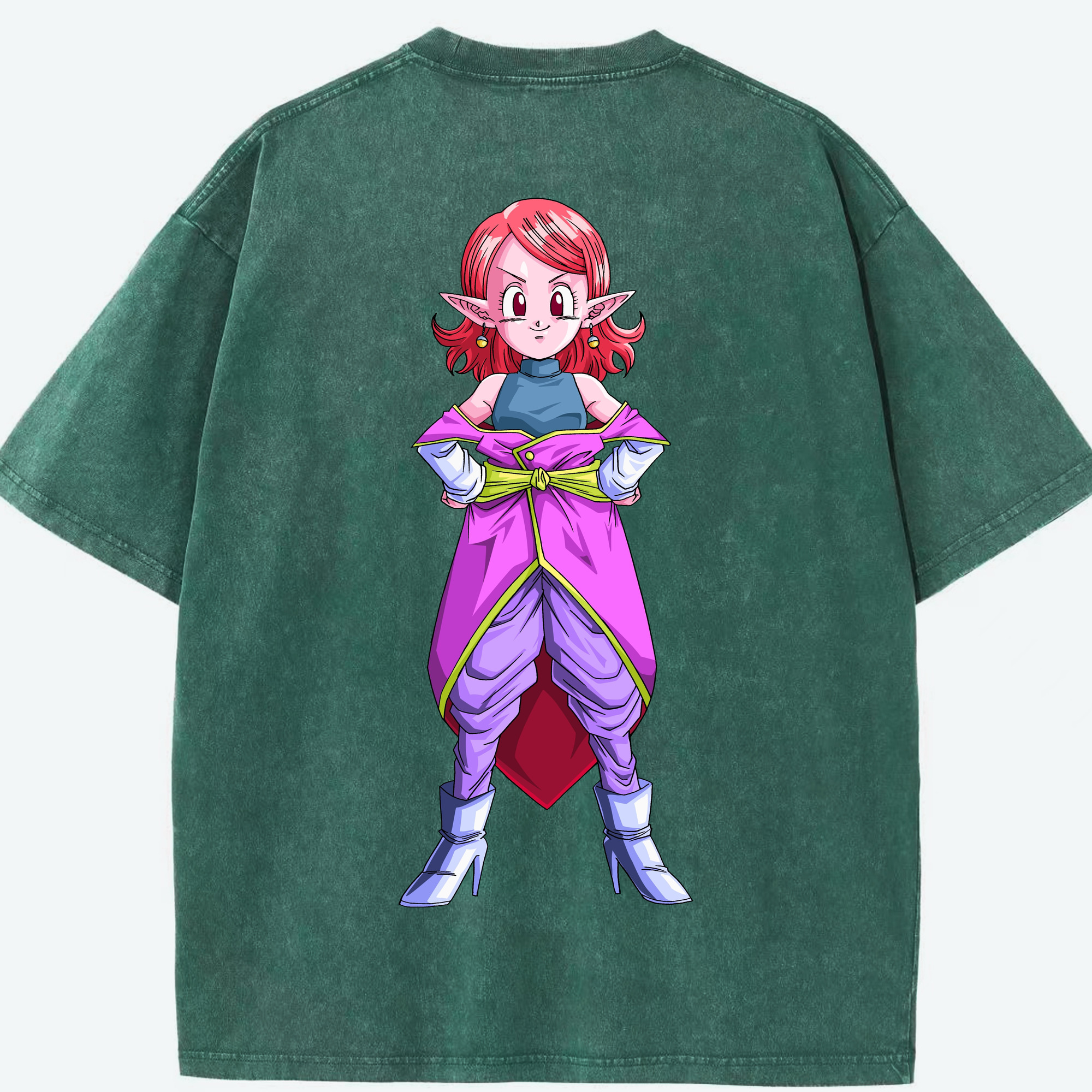（画像用） ドラゴンボール DRAGON BALL 綿100% ヴィンテージ風 半袖Tシャツ（背面プリント）